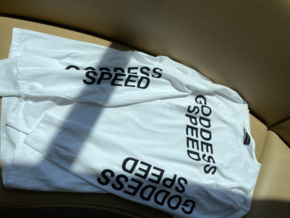 GODDESS SPEED Word Tee by Mars Ibarreche