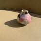 Laura Stinger Pink Checker Vase